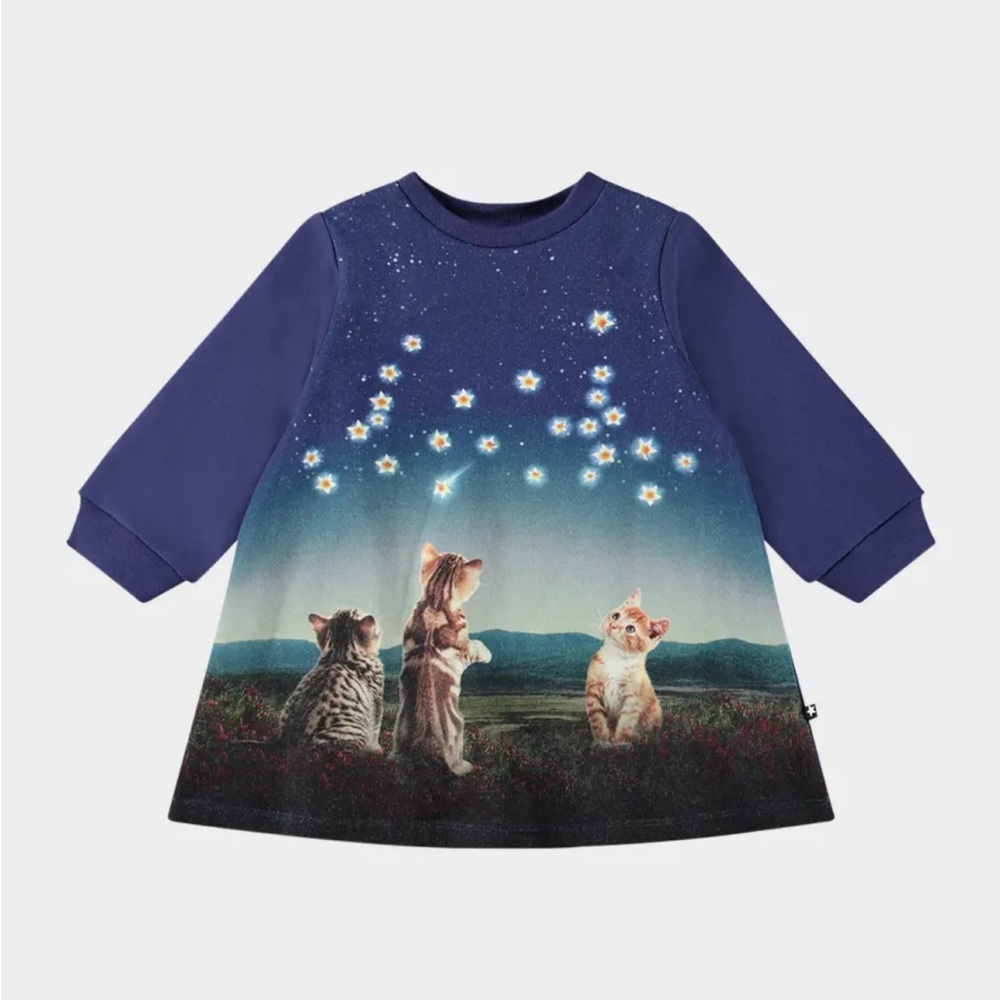 NWT Molo Girl's Corey Animated Graphic Dress